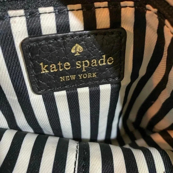 Kate spade black pebbled leather satchel handbag - Picture 8 of 15